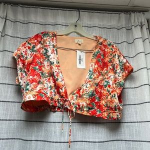 Lina brand crop top size medium NWT